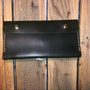 Green Leather Wallet